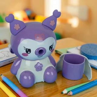 تراش رومیزی فانتزی طرح کرومی (Kuromi) مدل هندلی مخزندار
